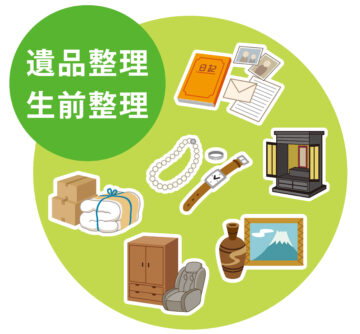 遺品整理　生前整理　遺品